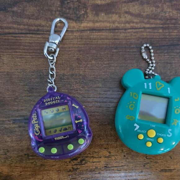 Tamagotchi Other - Bundle of 2 Virtual Pet Keychain